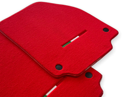 Floor Mats for Ferrari 488 Spider Pista GTB (2015-2022) Red Tailored Carpets