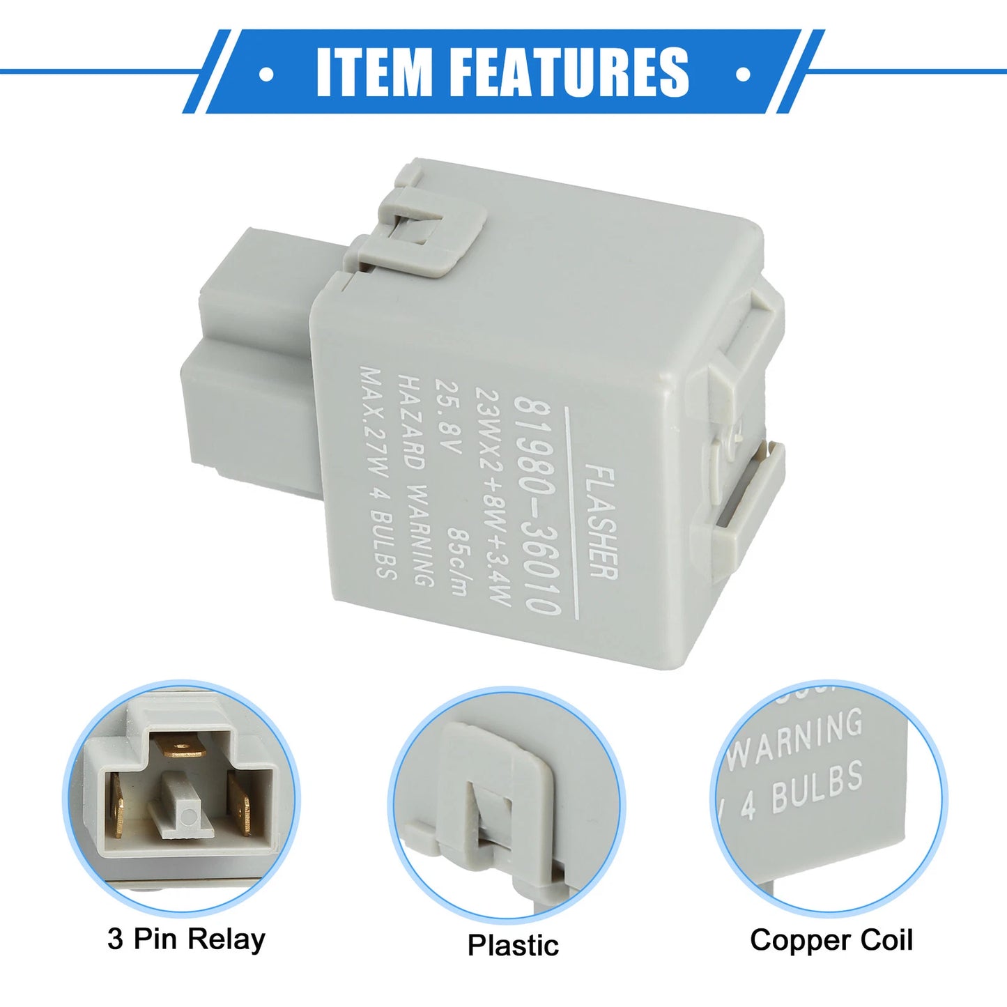 12V 40A Relay for Toyota Cruze (2011-2016)