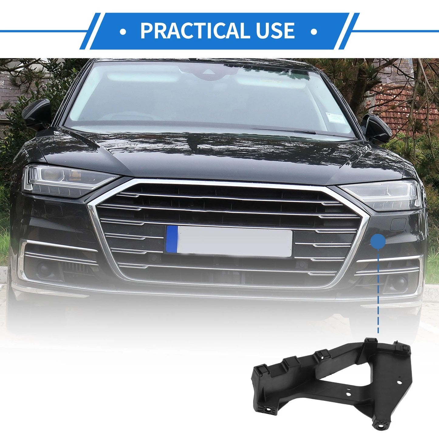 Front Left Bumper Retainer Bracket for Honda Civic (2016-2021)