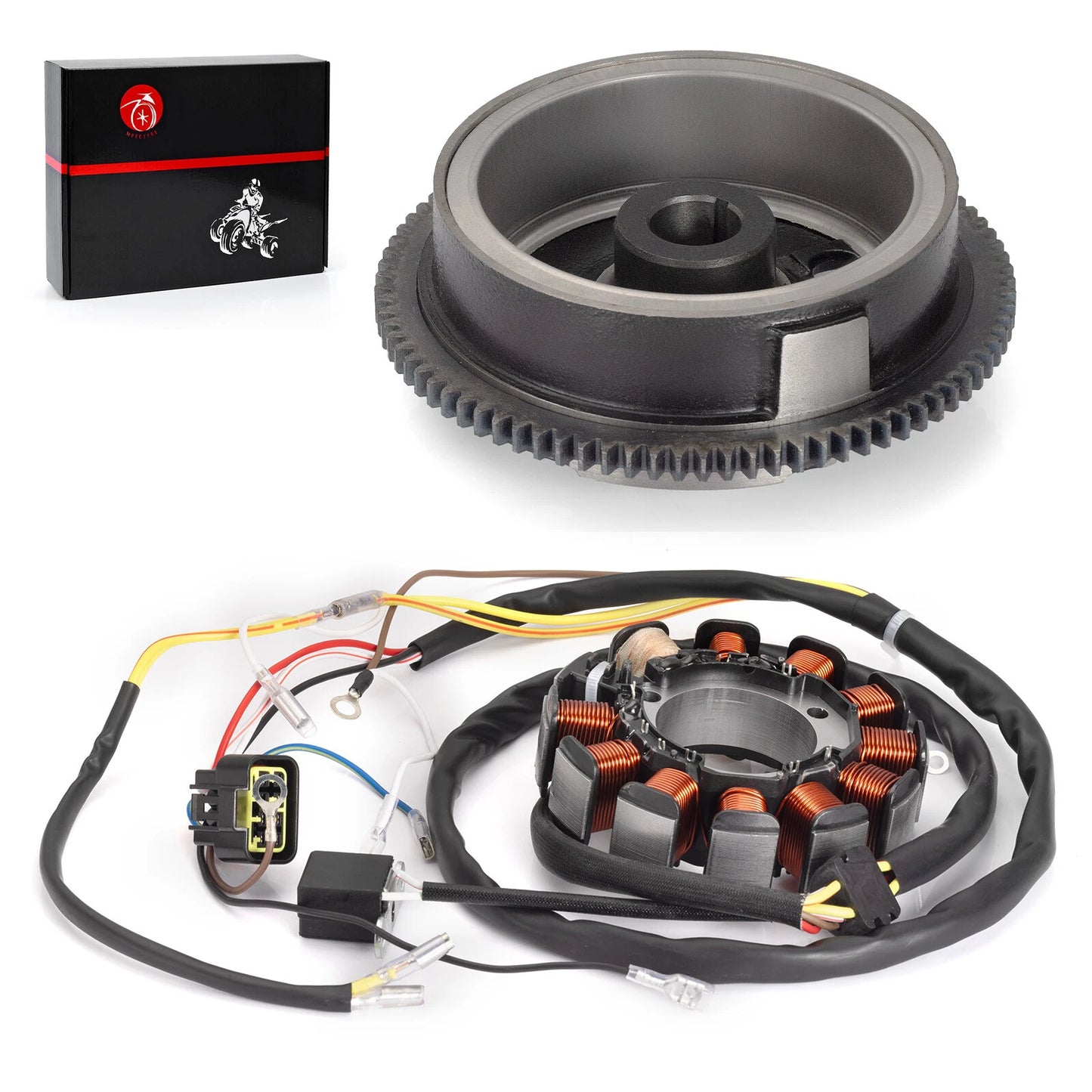 Stator and Flywheel 2 x for Polaris Sportsman 500 4X4 HO / 6x6 (2001-2006)
