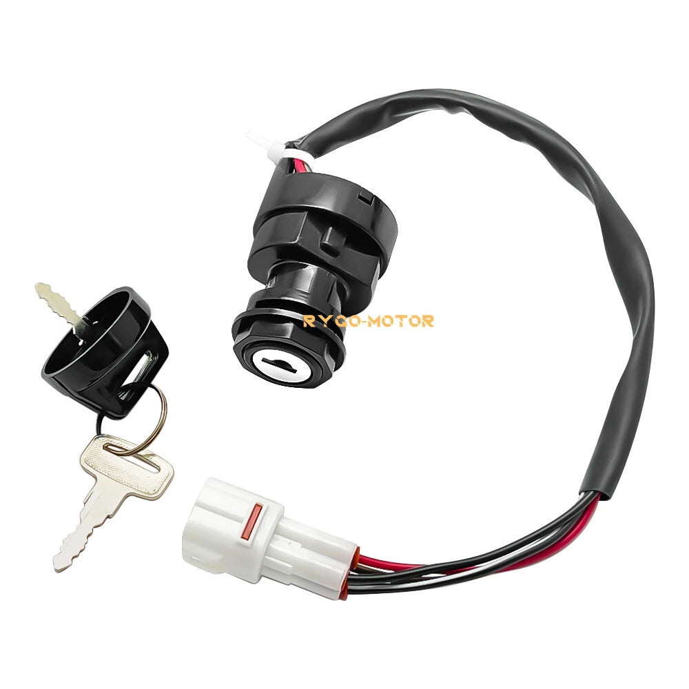 Start Stop & Ignition Key Switch for Yamaha Wolverine 350 YFM350FX (1995-2001)