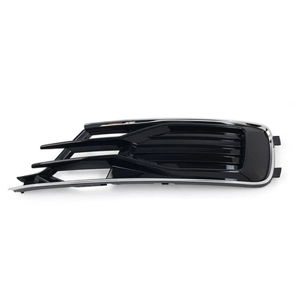 Front Fog Light Grill Cover Chrome Trim for Audi A6 C7 (2014-2018) 1 Pcs