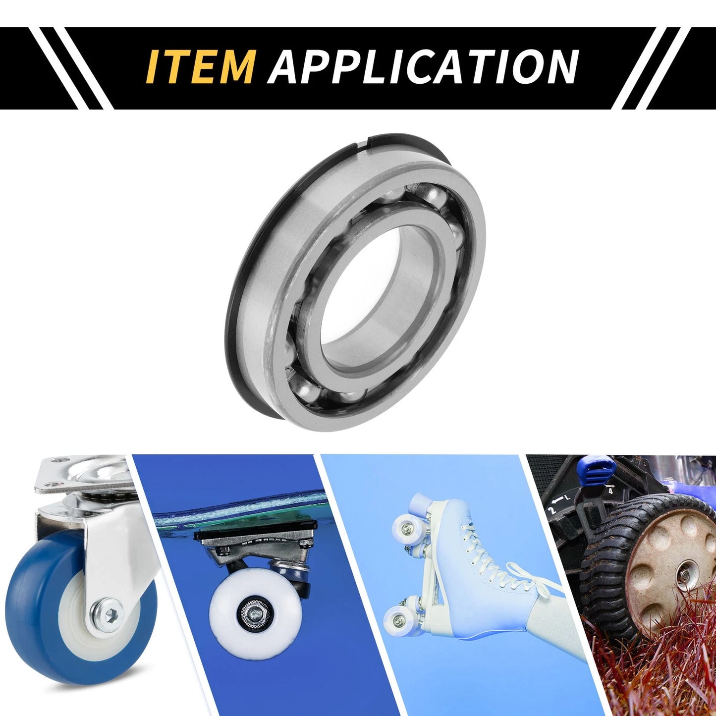 Deep Groove Ball Bearings P6 45x100x25mm 1 Pc for Scooter Skateboard Wheel