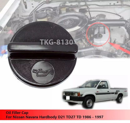 Oil Filler Cap for Nissan Navara D21 TD27 (1986-1997)