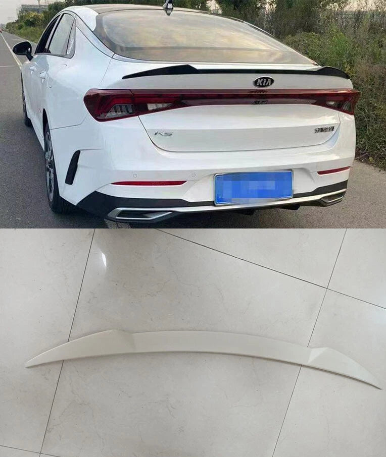 ABS Rear Spoiler Wing Lip for 2021-2024 Kia K5 Optima Unpainted
