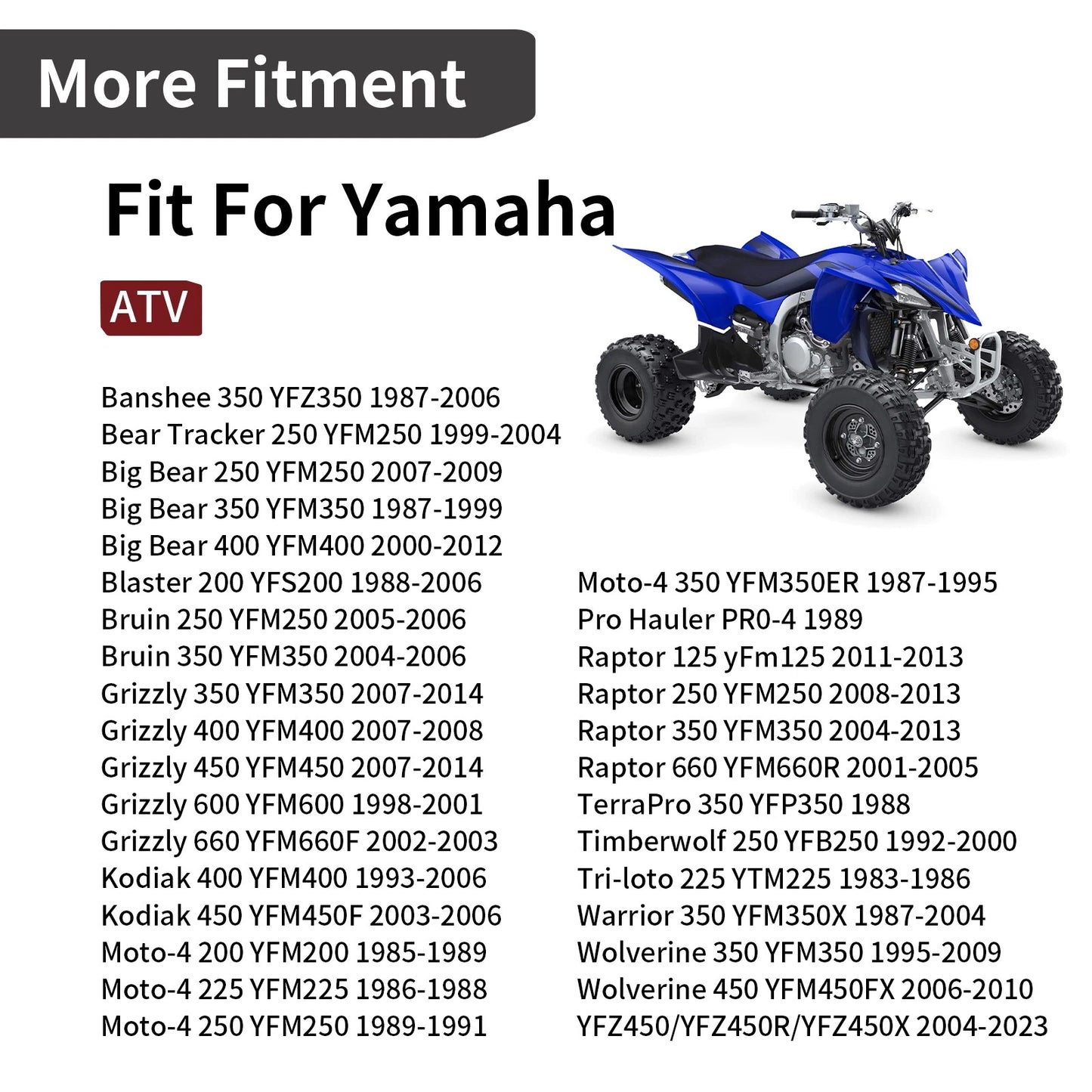 Gas Cap for Yamaha Big Bear 250 350 400 YFM250 YFM350 YFM400 (1987-2012)