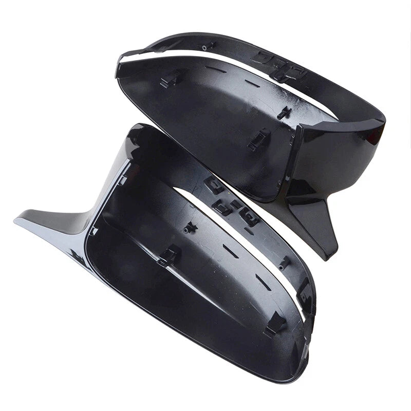 Gloss Black Side Mirror Cover Caps for BMW G20 G21 G22 G30 G31 G11 G14 G15 (2019-2023)