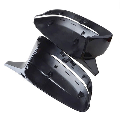 Gloss Black Side Mirror Cover Caps for BMW G20 G21 G22 G30 G31 G11 G14 G15 (2019-2023)