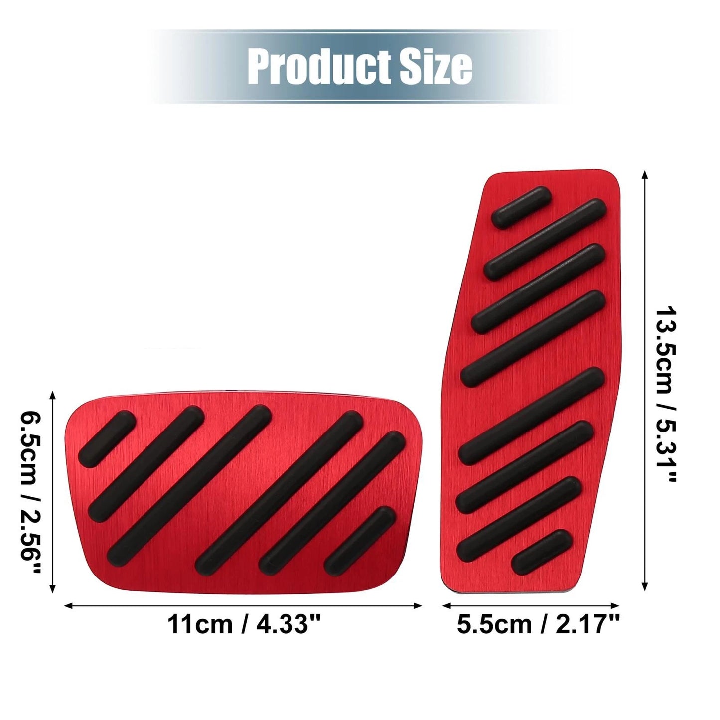 Gas Brake Foot Pedal Cover Kit for Chevrolet Impala (2015 - 2020)