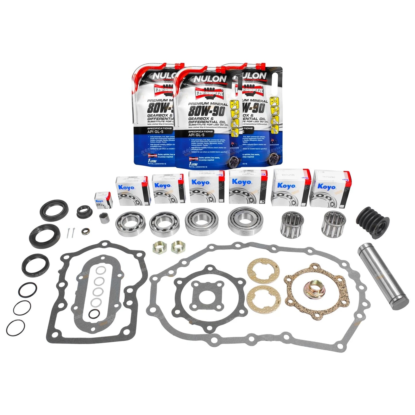 Transfer Case Bearing & Seal Rebuild + Oil for Toyota Landcruiser HJ60 HJ75