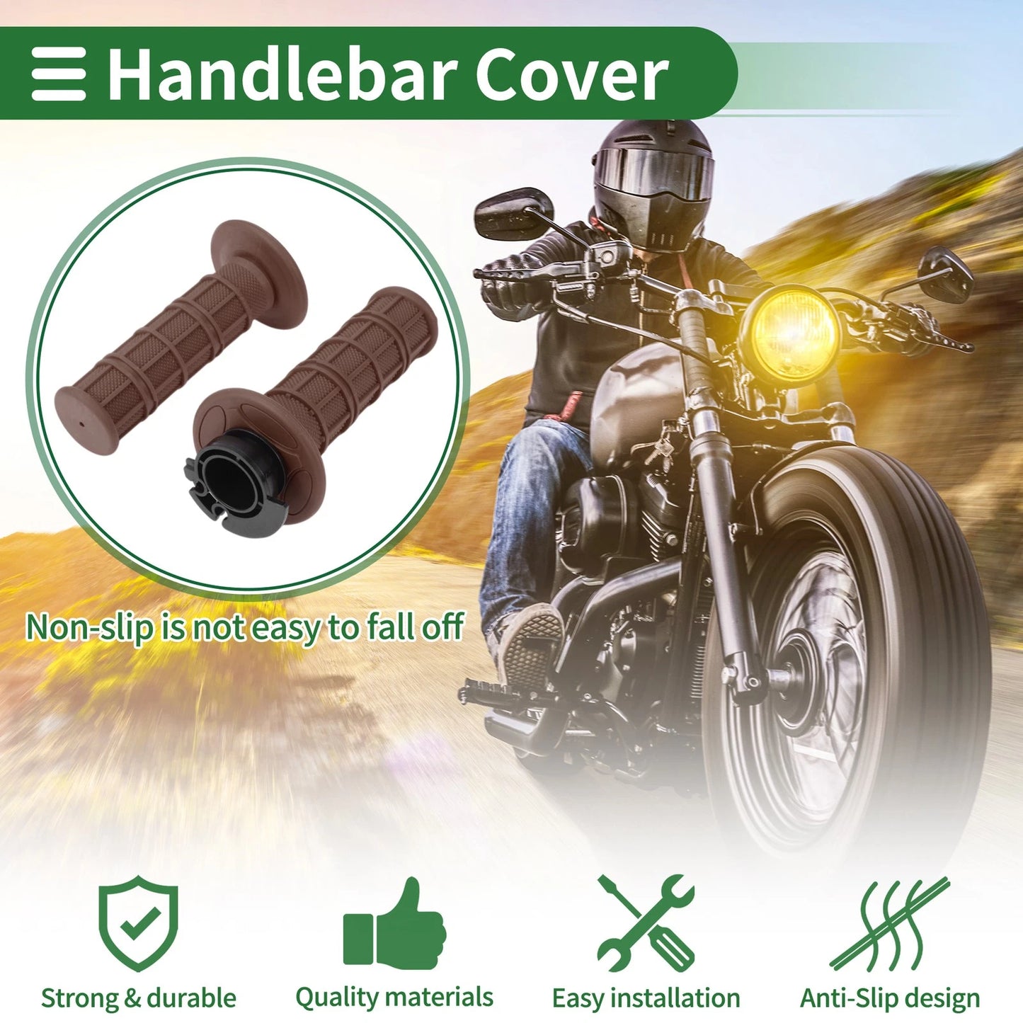 Hand Grips / 7/8 22mm / Motorcycle Hand Grips for Make Model