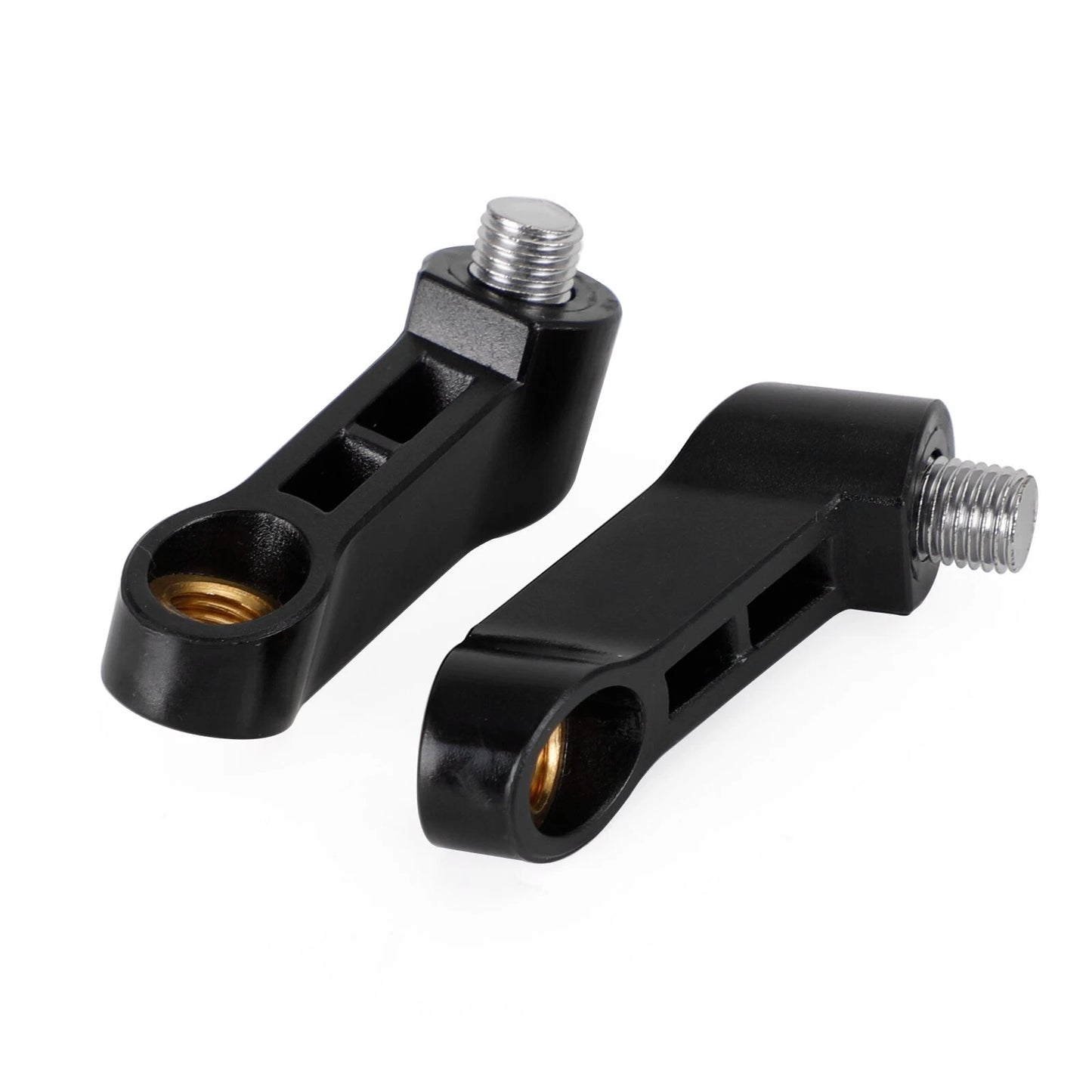 M10 x 1.25mm Plastic Motorcycle Extension Mirrors