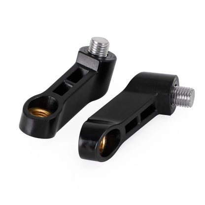 M10 x 1.25mm Plastic Motorcycle Extension Mirrors