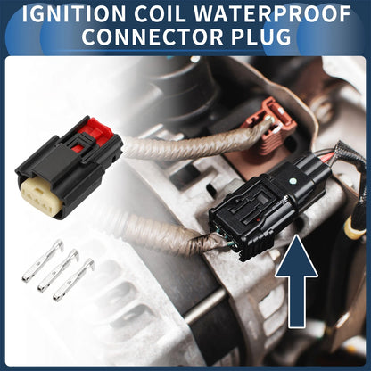 3 Pin Ignition Coil Waterproof Connector Plug for Ford Mazda