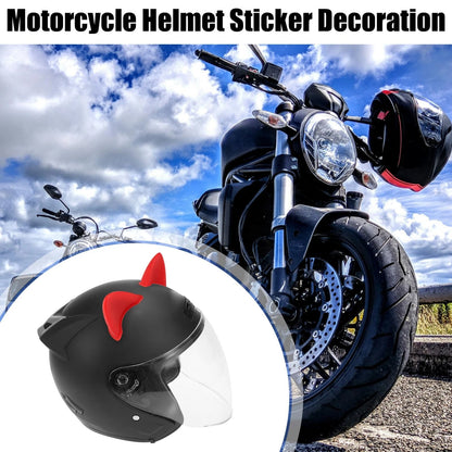 Cat Ears / 2 x / Style Helmet Stick-On Decoration for Motorcycle Scooter