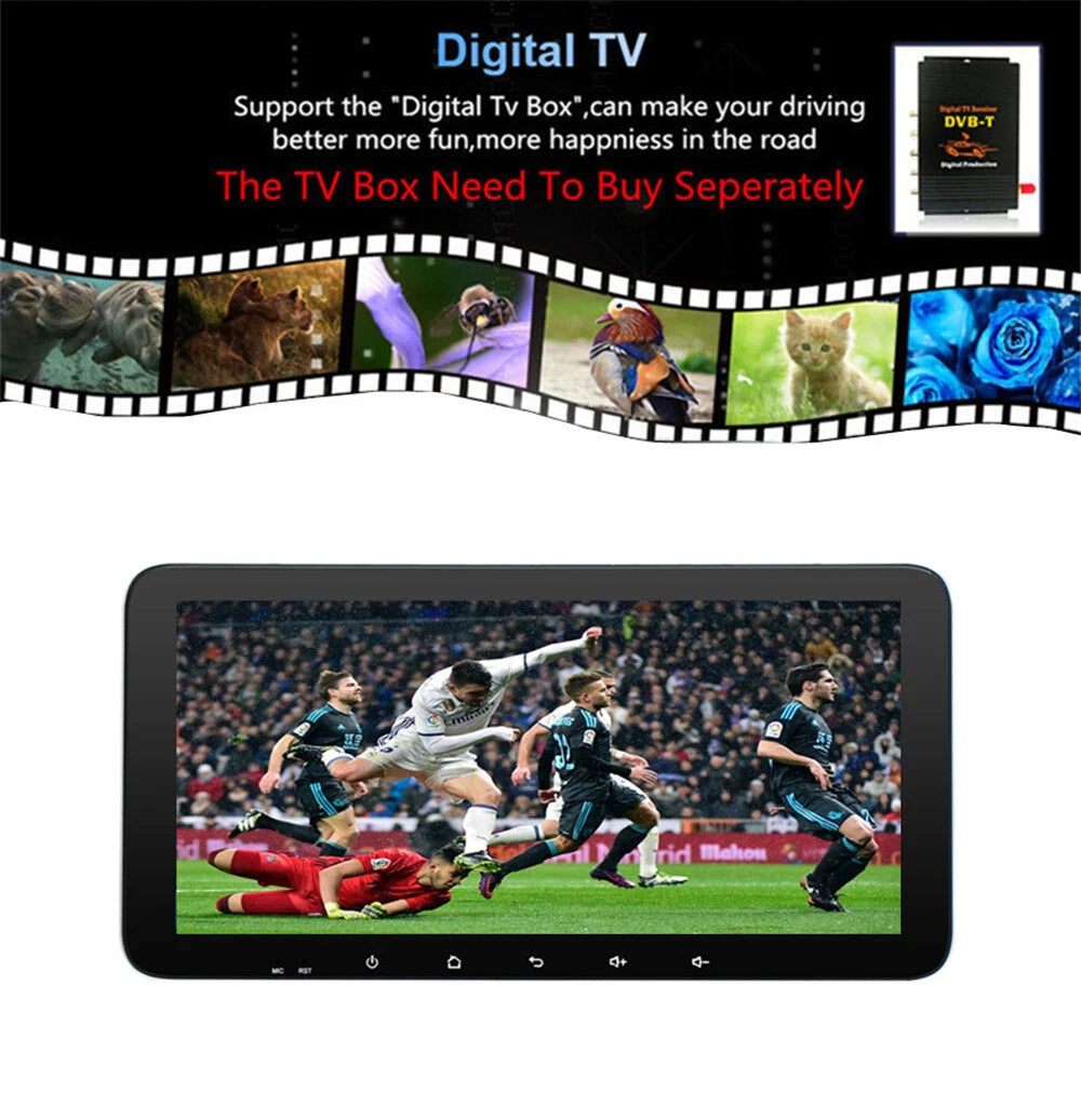 10.33'' Car Stereo Radio Head Unit for Jeep Wrangler, Dodge RAM, Charger