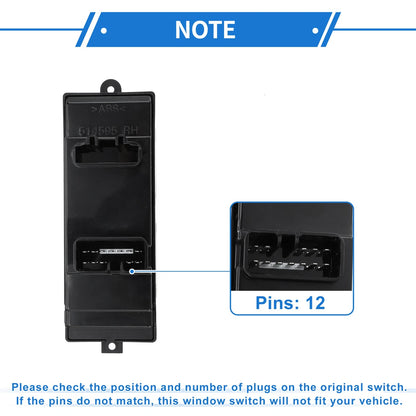 Front Right Power Window Switch for Toyota Avanza (2007-2008)