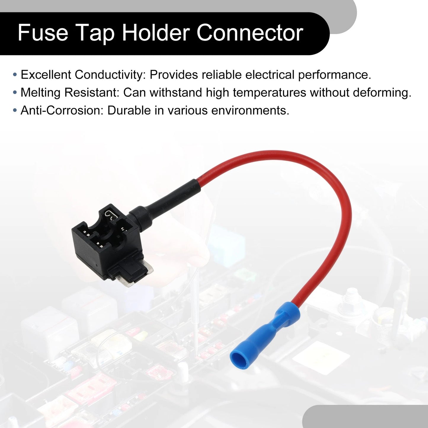 Mini Fuse Tap Adapter 7 x 5A-30A Blade Style for DC 32V