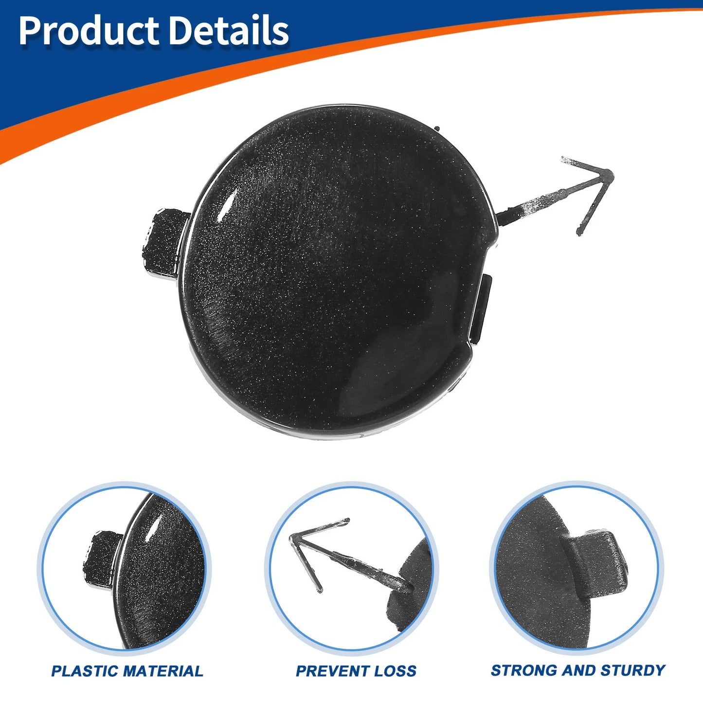 Front Left Tow Hook Cover for Mazda 6 (2003-2005)