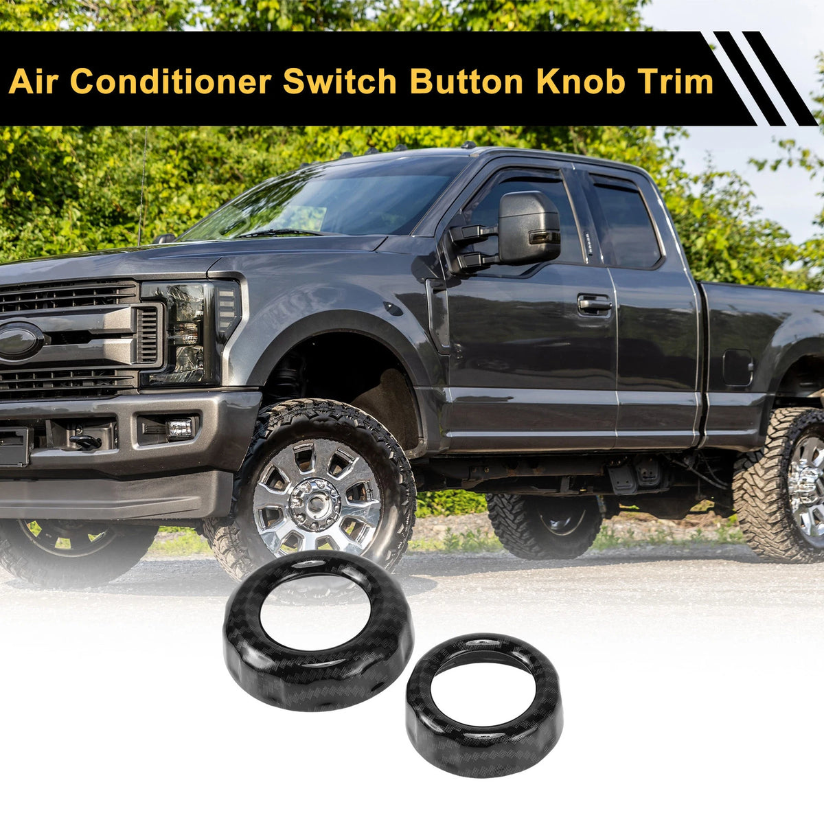Air Conditioner Switch Button Knob Trim for Ford F-150 (2021-2024)