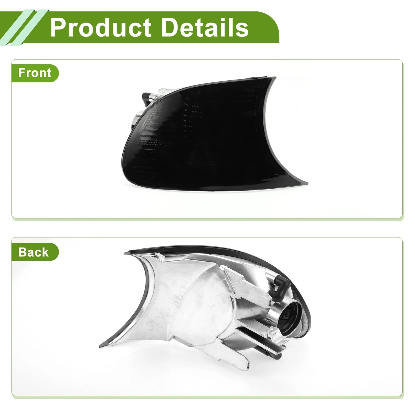 Right Corner Signal Light Cover for BMW 3-Series (1999-2001)