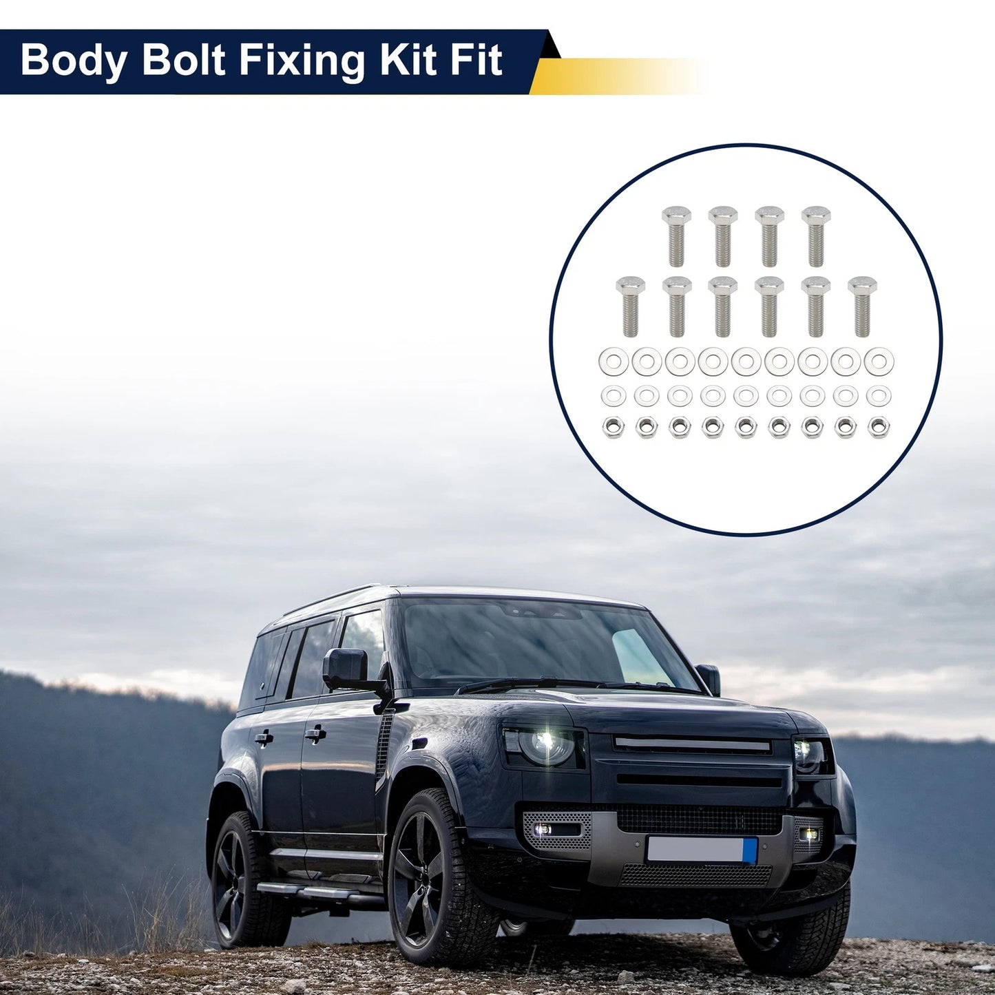 Bolt Fixing Kit for Land Rover Series 2 2A 3 Defender (1961-1985)