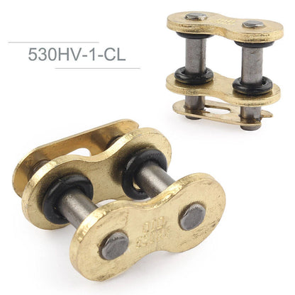 Honda Motorcycle 530HV Master Chain Connector Link O-Rings Gold 1x
