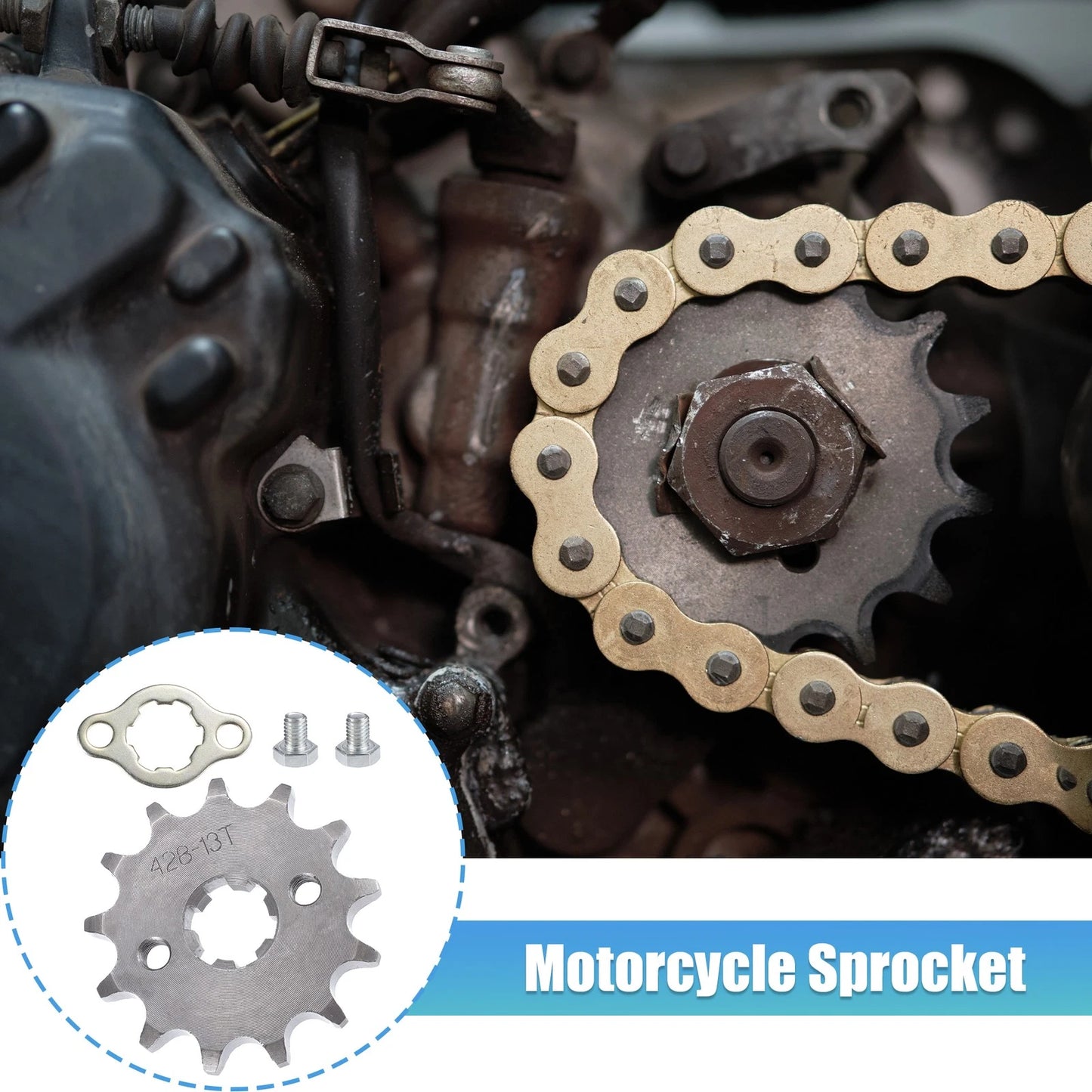 428 Sprocket / 13T 17mm ID / Front Engine Sprocket for Dirt Pit Bike ATV