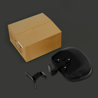 Black Driver Backrest Pad for Harley Touring CVO Road Street Glide (2009-2023)