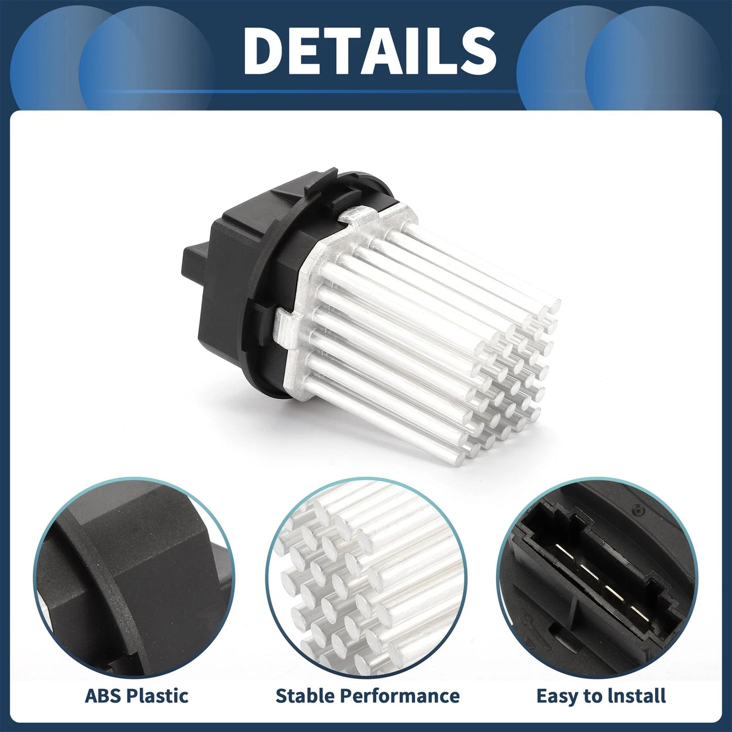 Blower Motor Resistor for Peugeot 307, 407 & Citroen C3, C5, C6 (2001-2014)