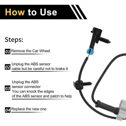 ABS Wheel Speed Sensor for GMC Sierra 2500 HD (2007 - 2010)