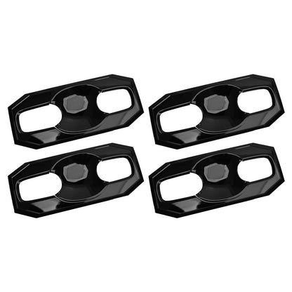 Gloss Black Door Handle Dish Cover for Toyota Tundra (2022-2023)