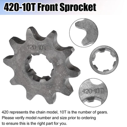 420 10T 17mm Front Engine Sprocket for Dirt Bike Mini Bike
