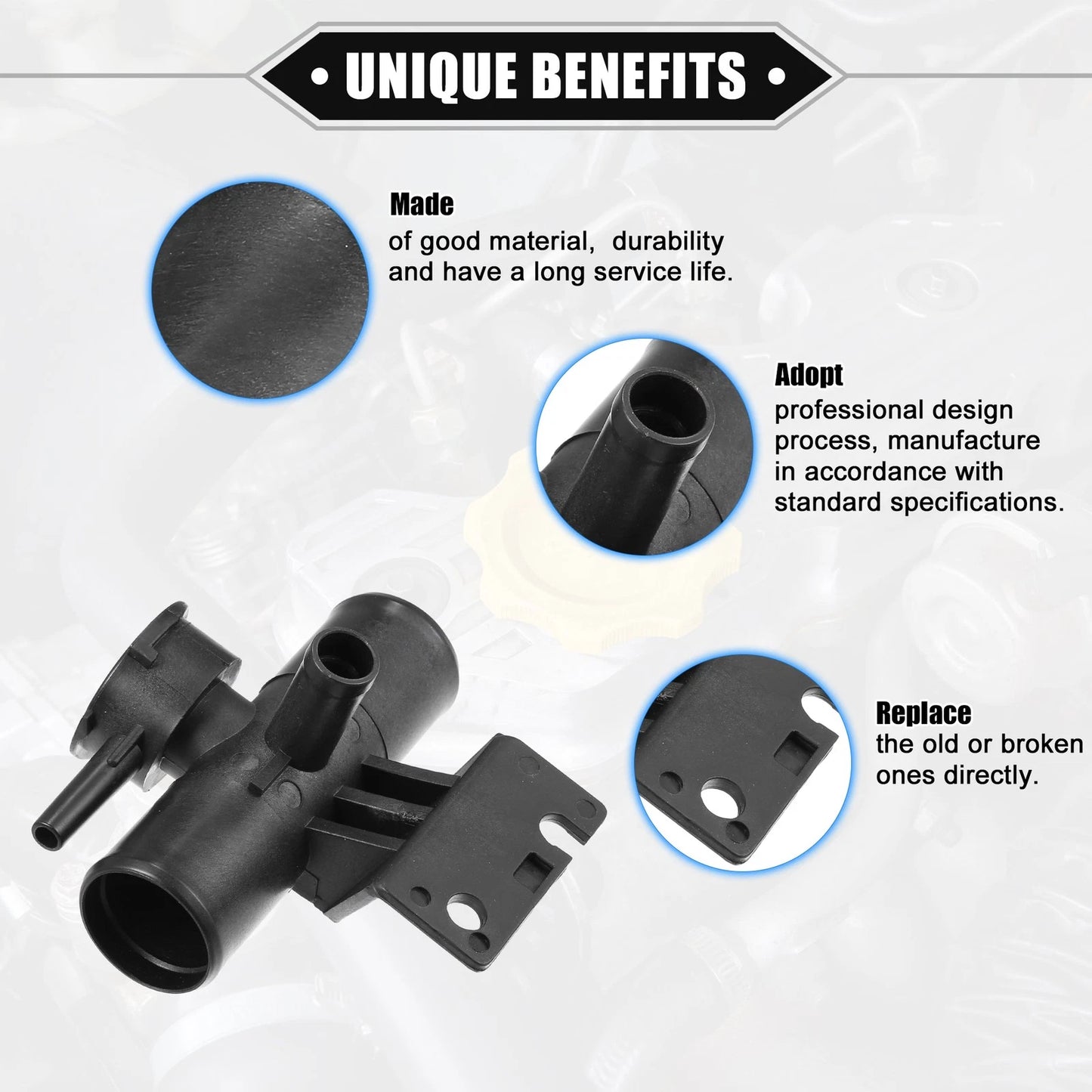 Radiator Coolant Filler Neck without Cap for Mitsubishi