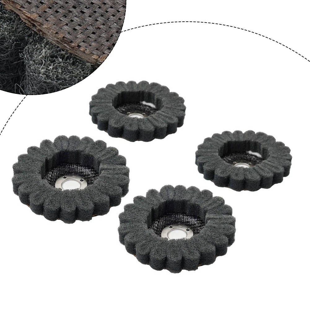 Nylon Fiber Flap Polishing Buffing Disc Wheel 100mm for Angle Grinder