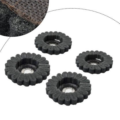 Nylon Fiber Flap Polishing Buffing Disc Wheel 100mm for Angle Grinder