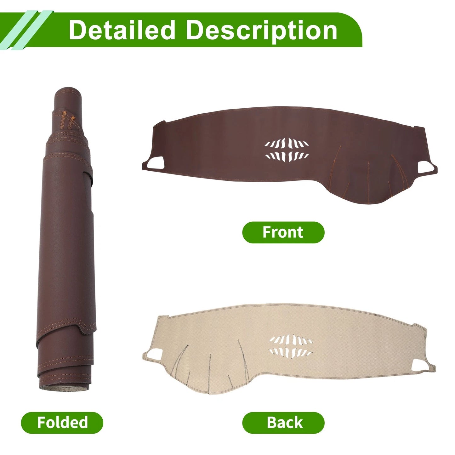 Dashboard Cover Mat for BMW E70 2008-2013 Brown