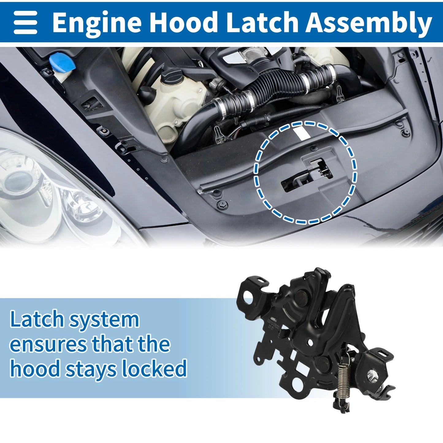 Hood Latch Assembly / 1 Pcs / Hood Latch Assembly for Toyota RAV4 (2009–2013)