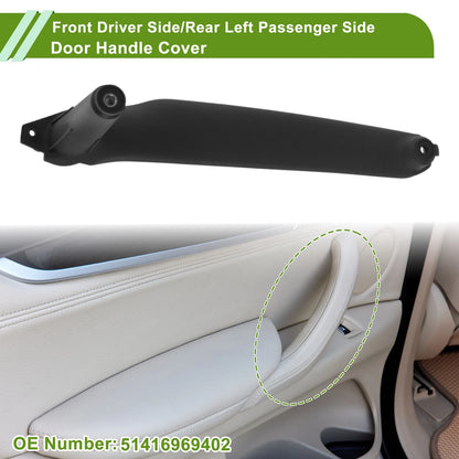 Door Panel Handle Pull Trim Cover for BMW E70 X5 (2008-2013) Black