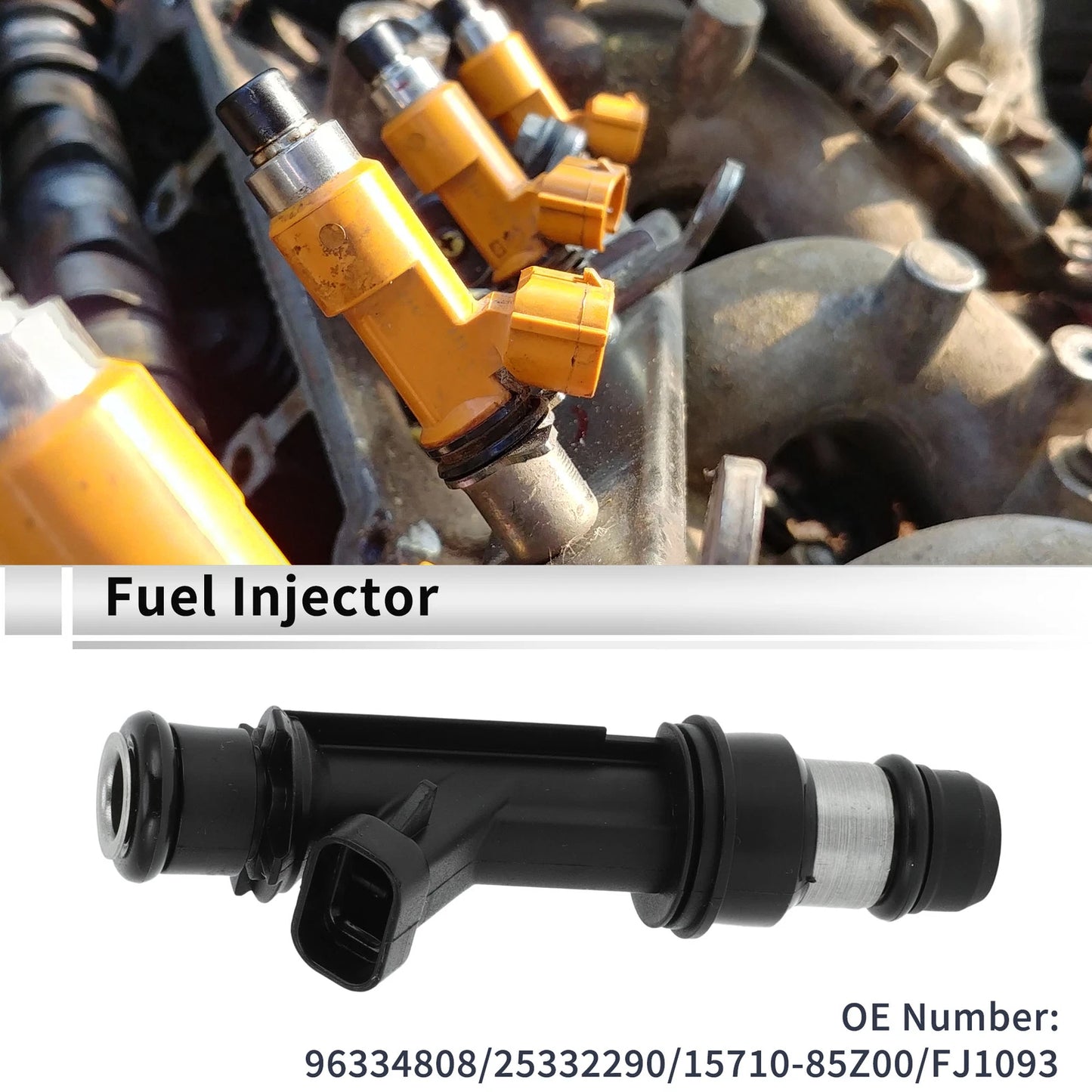 Fuel Injector for Suzuki Reno 2.0L (2005-2008) 1 Pc Black