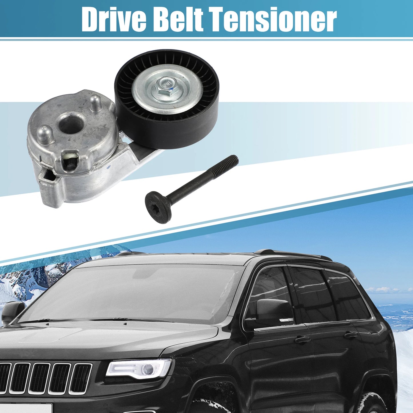 Auto Belt Tensioner Pulley Assembly for Jeep TJ (2000-2006)