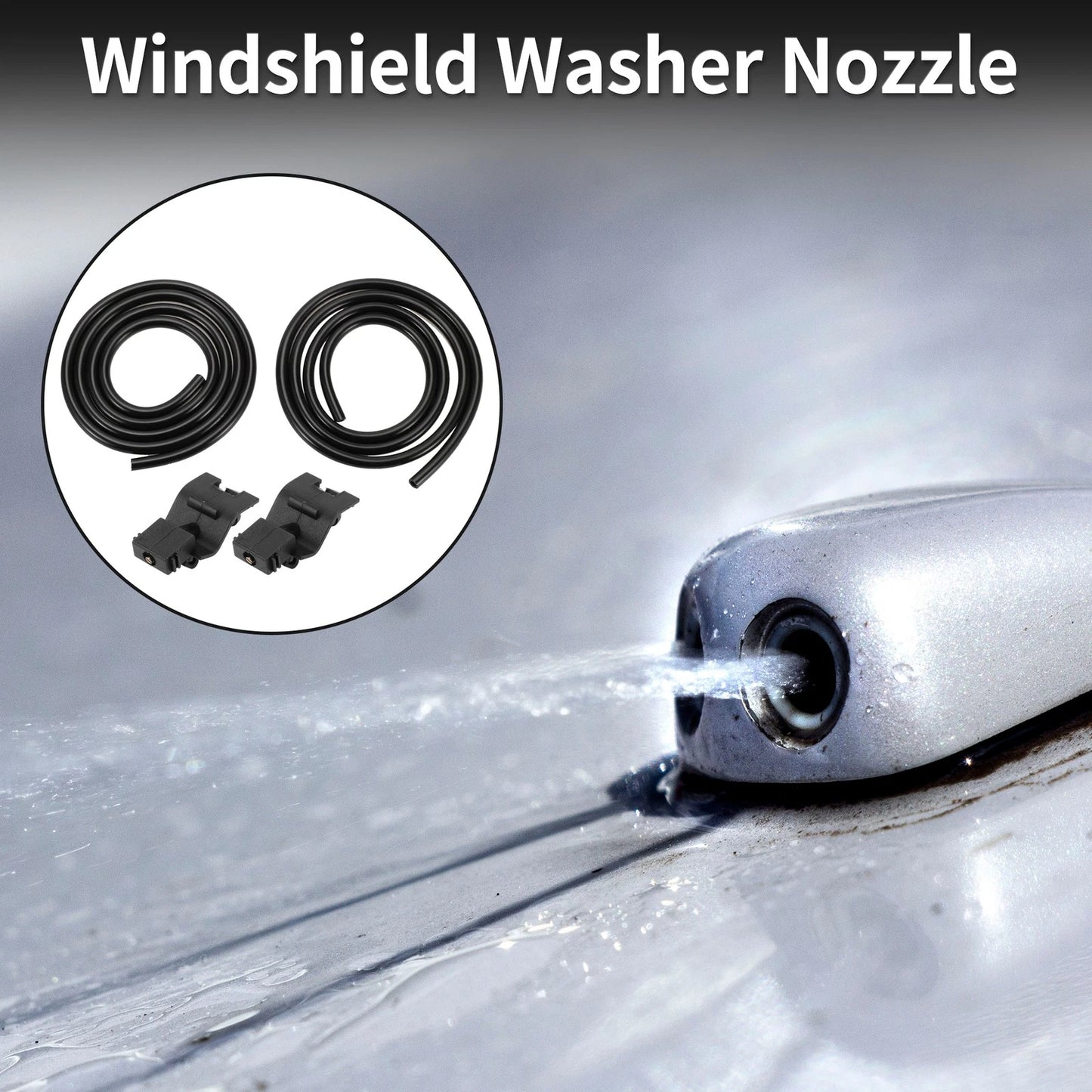 Windshield Washer Nozzle & 0.5m Hose for Toyota