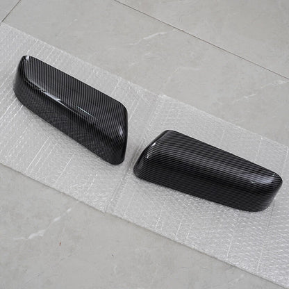 2 x Carbon Black Wing Mirror Cover Caps for Ford F-150 (2009-2014)