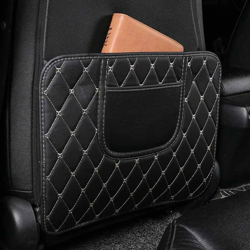 Anti Kick Pad Mat PU Protector Cover for Car Seat Back Universal Accessories