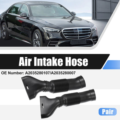 Car Air Intake Hose Tube for Mercedes-Benz C240 C320 (2001-2005) Black
