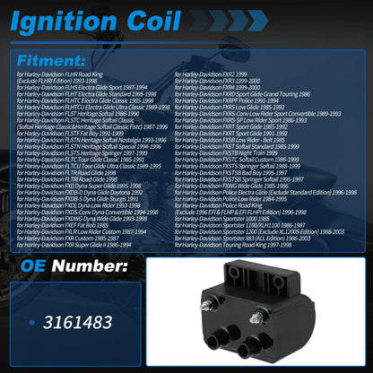 Ignition Coil High-Tension Coil for Harley-Davidson Sportster 883