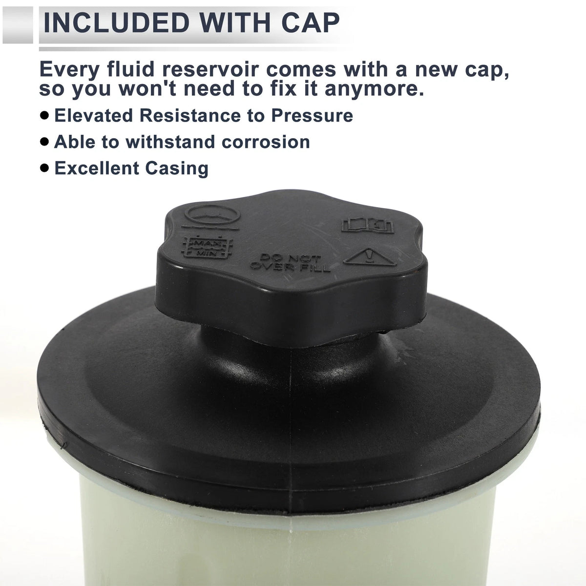 Power Steering Reservoir for Ford F-150 2004-2008 1 x Beige