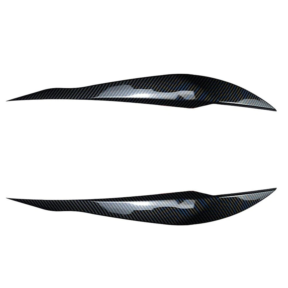 Carbon Black Eyelid Headlight Cover Set for F30 Sedan (2012–2018)