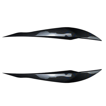 Carbon Black Eyelid Headlight Cover Set for F30 Sedan (2012–2018)