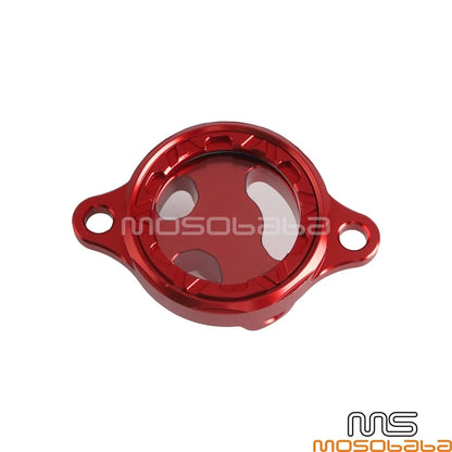 Aluminum CNC Engine Oil Filter Cap Cover for Honda TRX450R CRF450R/450X (2004-2023)
